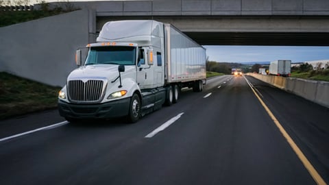 Truck on the highway