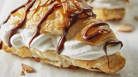 Croissant-based dessert