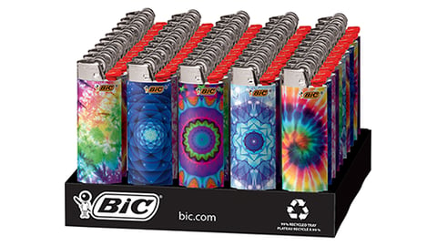 BIC Special Edition Psychedelic Patterns Lighter Series