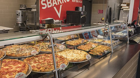 Sbarro pizza