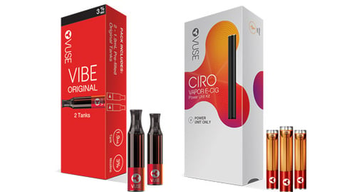 Vuse Ciro and Vuse Vibe products 