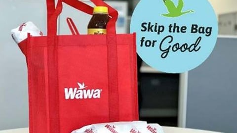 Wawa's reusable bags