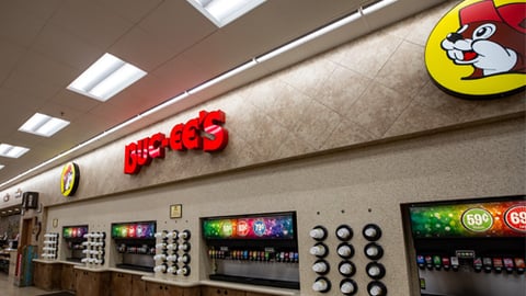 Fountain drinks at Buc-ee's