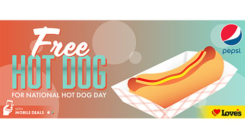 National Hot Dog Day at Love's