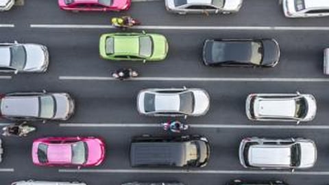 cars driving on highway