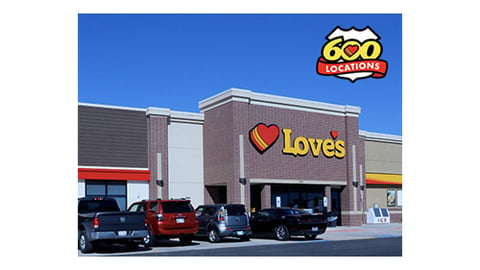 Love's travel stop in Perry, Okla., is the comany's 600th location