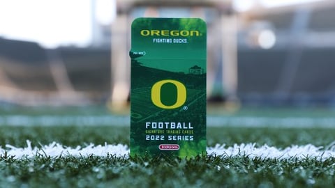 University of Oregon football trading cards