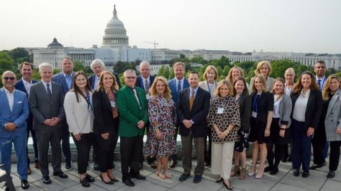 CDA Members in front of the Capital building