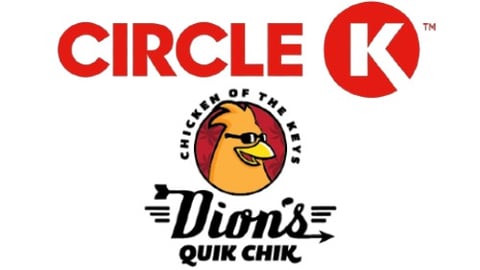 Circle K and Dion's Quik Chik logos