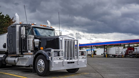 truck at truck stop