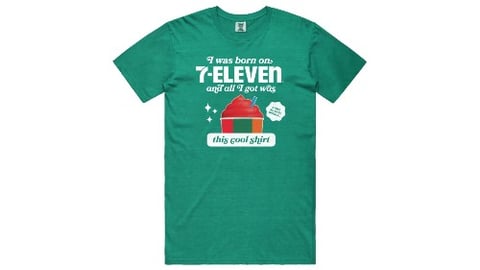 7-Eleven adult birthday T-shirt