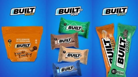 Built Protein Bites, Balls and Krispy snacks