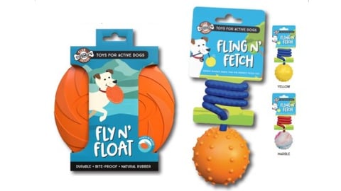 Treat Planet Fly and Float and Fling N' Fetch