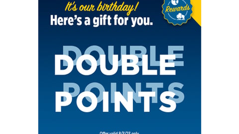 Twice Daily double points