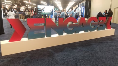 McLane Engage signage at the expo