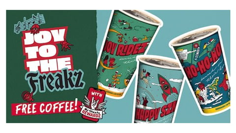 Sheetz free coffee Christmas 2024