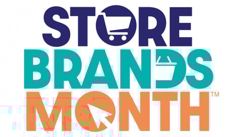 Logo for the inaugural Store Brands Month