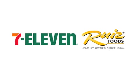 7-Eleven & Ruiz Foods logos