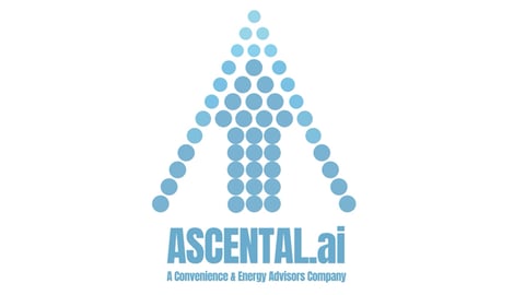 The logo for Convenience and Energy Advisors' Ascental advertising firm 
