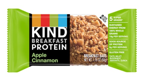 Kind Apple Cinnamon Breakfast Protein Bar  