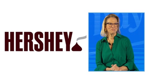 The Hershey Co. logo & Michele Buck