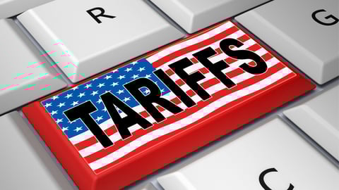 the word tariff on a computer keyboard