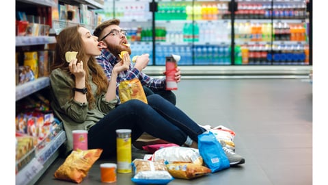 playful snacking