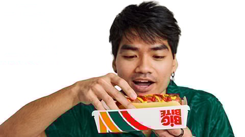 Big Bite hot dog from 7-Eleven