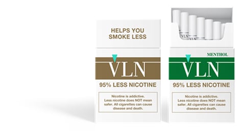 22nd Century VLN King and VLN Menthol King cigarettes