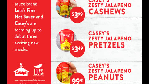 Casey's & Lola new spicy products