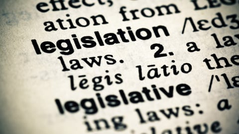 Legislation entry in a dictionary