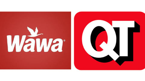 Logos for Wawa and QuikTrip