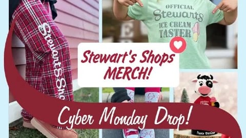 Stewart's Online Shop Cyber Monday banner