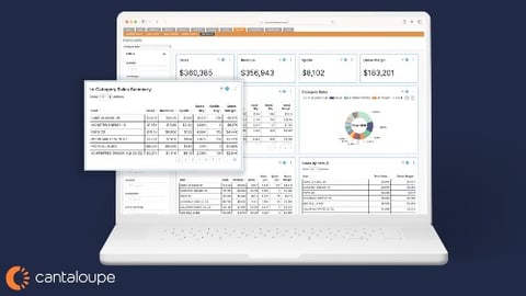 Cantaloupe Seed Analytics and Intelligence dashboard