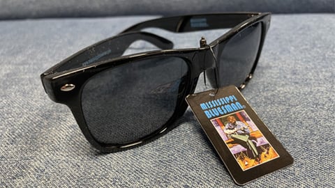 A pair of Mississippi Bluesman sunglasses