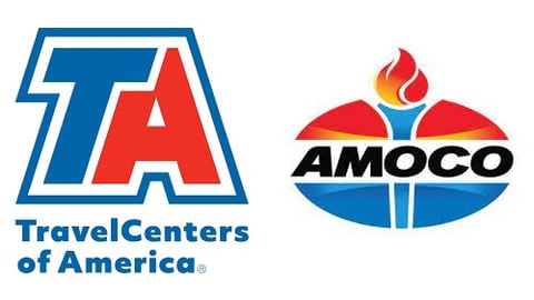 TA and Amoco logos