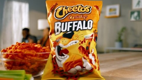 Cheetos Crunchy Buffalo bag