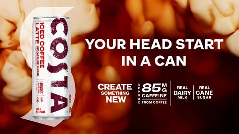 Costa Iced Coffee Latte ad banner