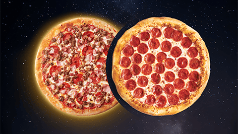 7-Eleven's solar eclipse pizza offer