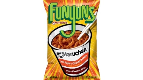 Funyuns Maruchan Hot & Spicy Chicken Ramen Rings