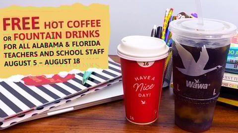 Promotion for Wawa's Cheers to Classroom initiative
