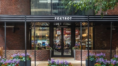 Foxtrot store exterior in Chicago's Gold Coast neighborhood