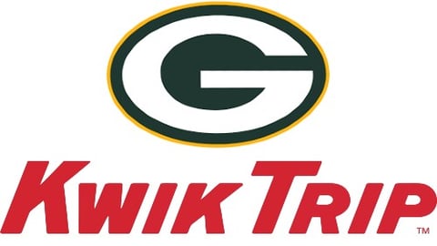 Green Bay Packers and Kwik Trip logos