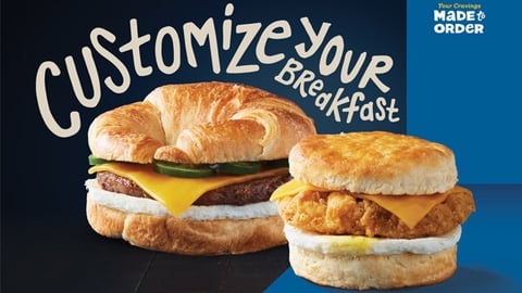 Twice Daily croissant and biscuit sandwiches