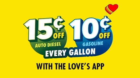 Love's fuel discounts