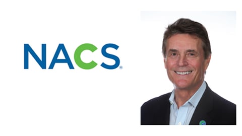 NACS logo and headshot of President & CEO Henry Armour