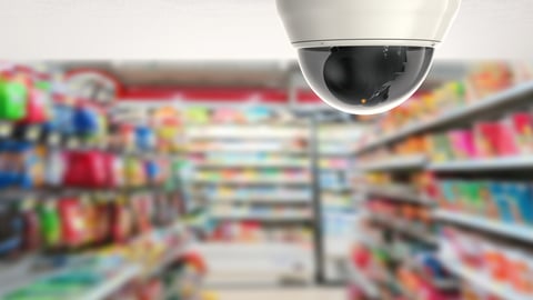 3d rendering security camera or cctv camera on ceiling; Shutterstock ID 451855030