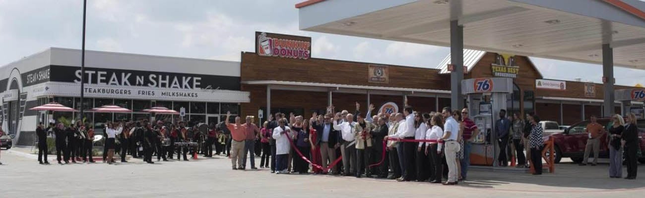 Grand opening of the The 76 Travel Center, located in Nash, Texas