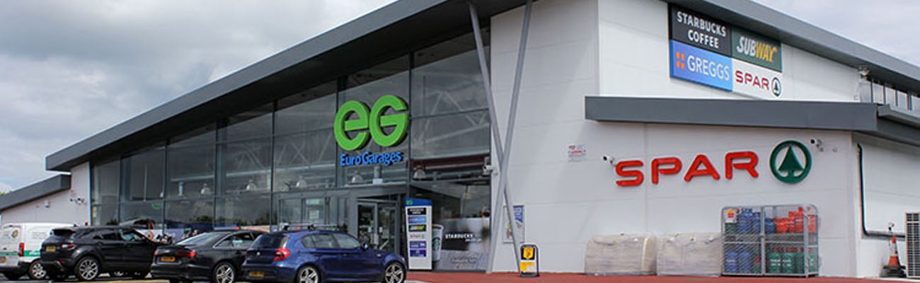 The exterior of a Euro Garages location