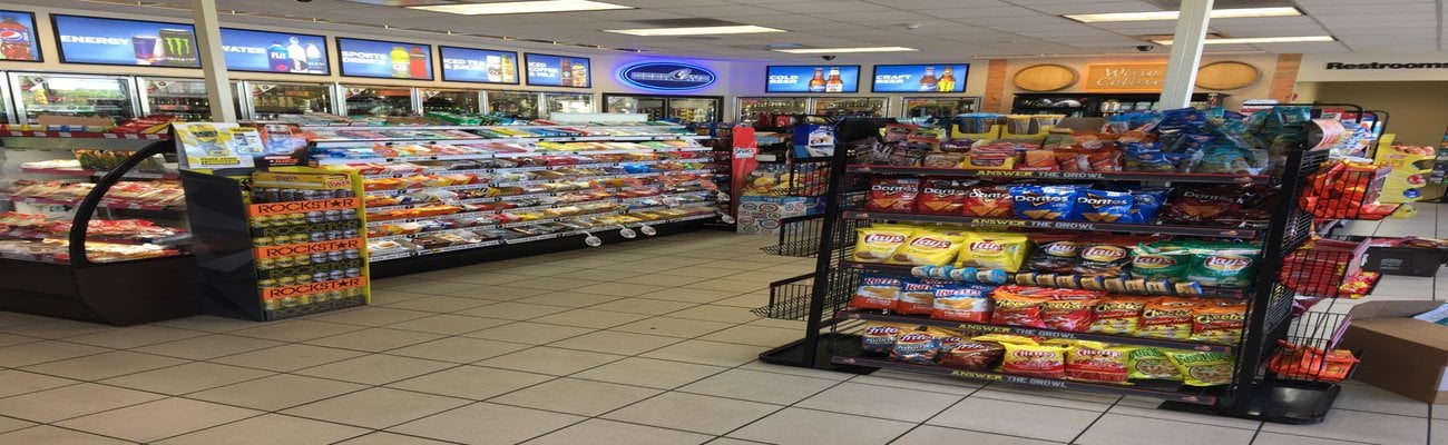 Inside of a convenience store